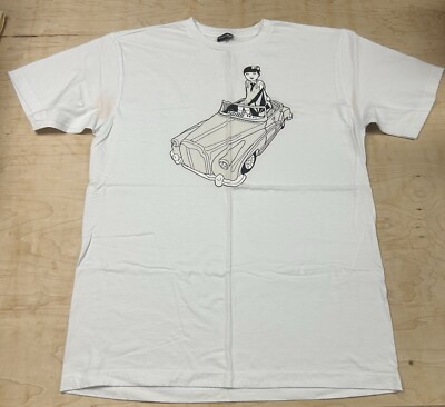 Volcom Featured Artist  Dora S.  Vintage White Graphic T-Shirt - Size L