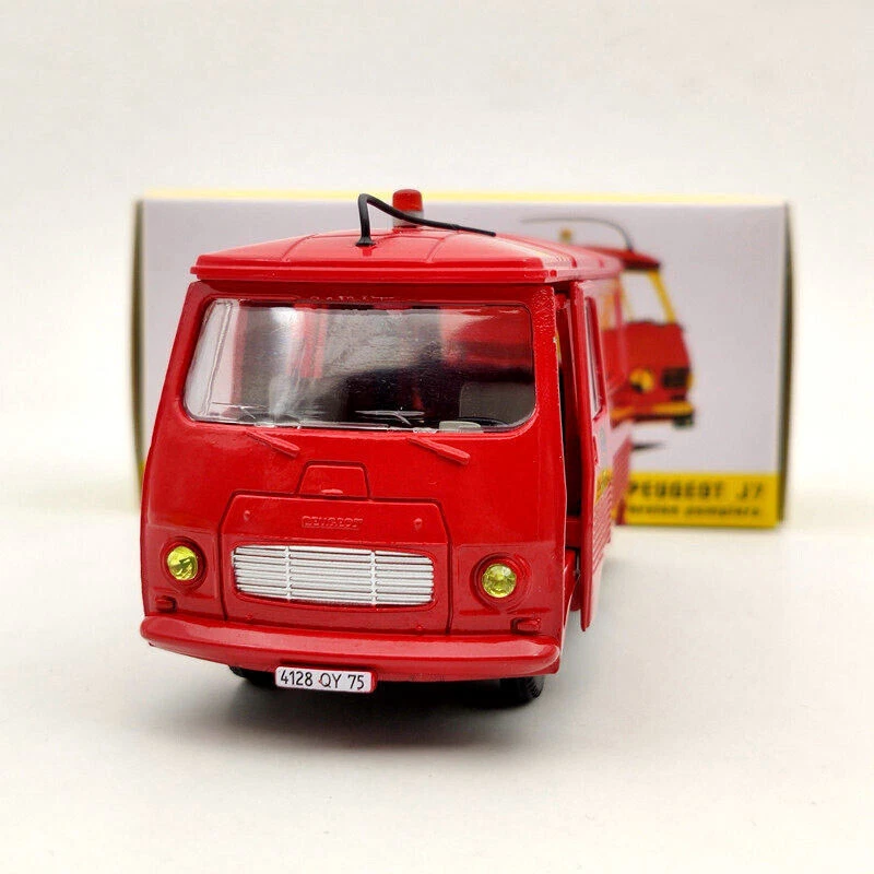 Atlas Dinky Toys 570 P Fourgon Peugeot J7 Version Pompiers Diecast Models 1/43 - Photo 4/4