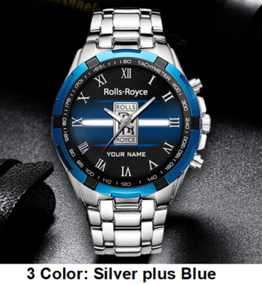 Customize Watch, Rolls Royce  car  lovers, High Quality, Japan Quartz Movement