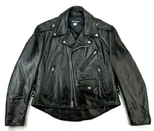 STEER BRAND Perfecto Steerhide Biker Motorrad Harley Lederjacke 56 XL