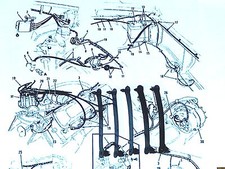 68 69 70 71 72 Cutlass 442 Headlight Lamps Lighting Wiring Harness Straps Hc
