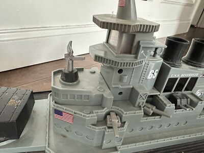 Vintage G.I. Joe USS Destroyer Ship 65 - WORKS, 34x11x7”, 15lbs | eBay