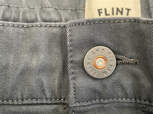 Flint & Tinder Mens 33 Gray Joggers 365 PantsHB Athletic Tapered Stretch - Picture 2 of 11
