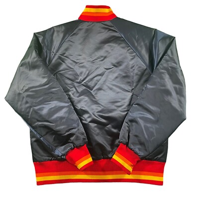Blouson Bomber Starter Houston Astros – Satin Léger Vintage Années 80 – Taille XL – Occasion – Homme