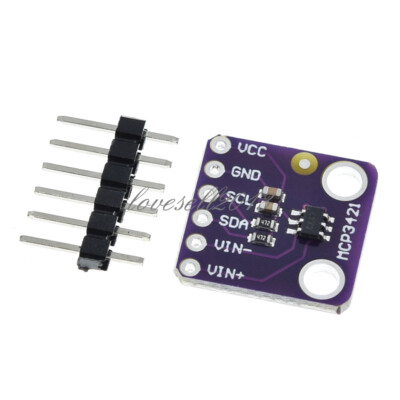 1PCS MCP3421 I2C delta-sigma ADC Evaluation Board for PICkit Serial Analyzer