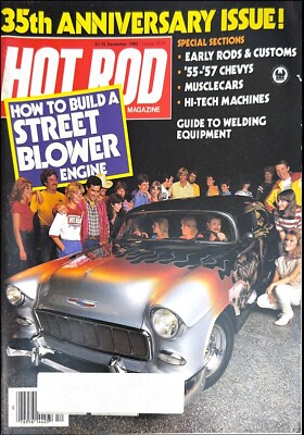 Hot Rod Magazine - December 1983 35th Anniversary Issue How To Build Street Blow