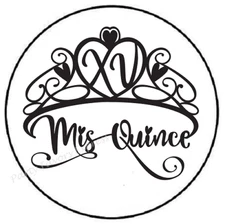 MIS QUINCE 15TH QUINCEANARA ENVELOPE SEALS LABELS STICKERS PARTY FAVORS