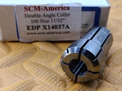 NEW SCM America 11/32'' DA100 Collet X14037A CNC Tooling Chuck Tool Holder .34375