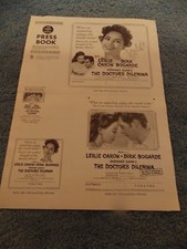 THE DOCTOR'S DILEMMA(1958)LESLIE CARON ORIGINAL PRESSBOOK