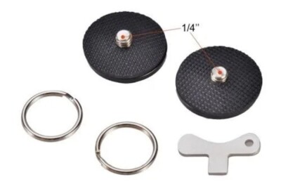 SIDE HOLSTER QUICK RELEASE SCREWS FOR MQ-MSP01 CAMERA CARRYING VEST (1/4'' 2 PCS)