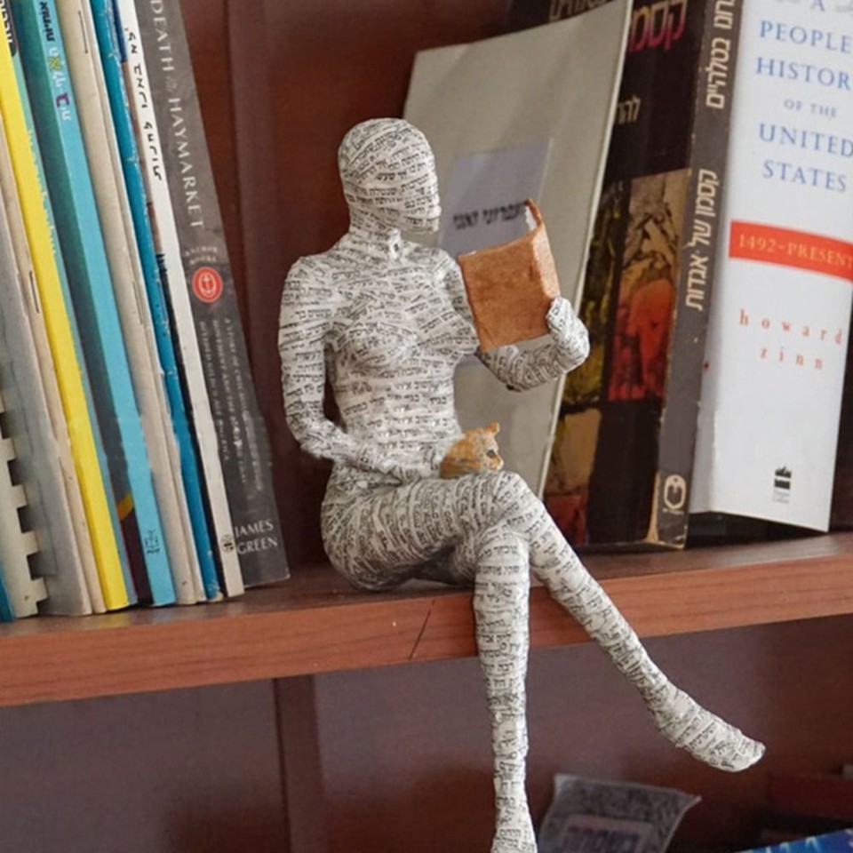 Creative Thinking Statue Thinker Sculpture Figurine Living Room Office