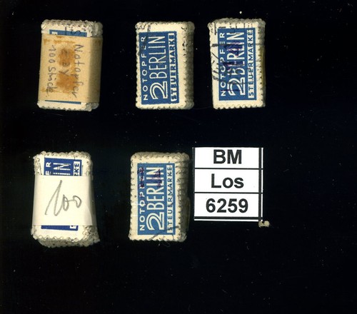 BM6259, All. Bes., BIZO-ZZ, Notopfer, o, Bündel, ca. 9,0 gr, ca. 500 Stck.