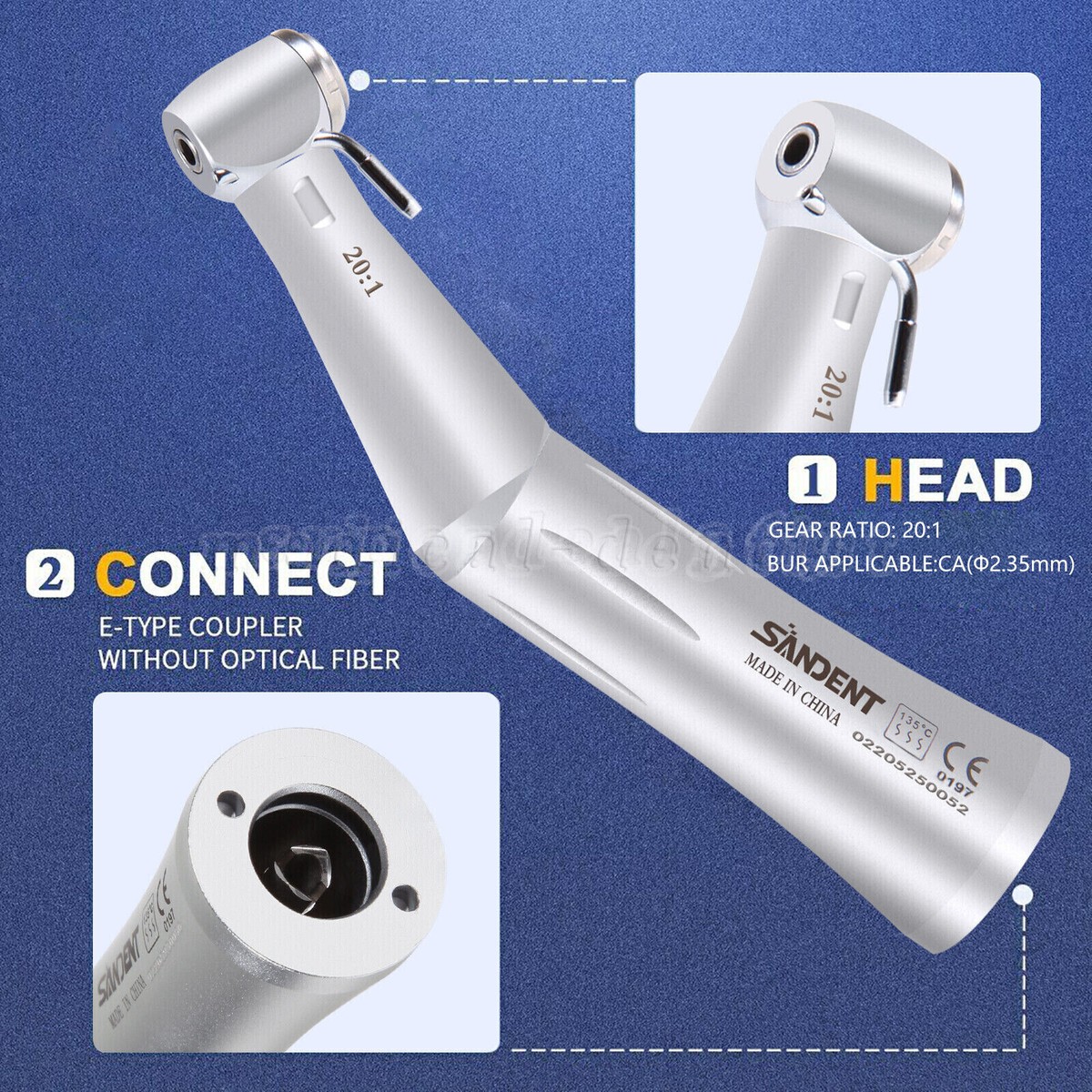 NSK Style Dental Implant 20:1 Reduction Low Speed Contra