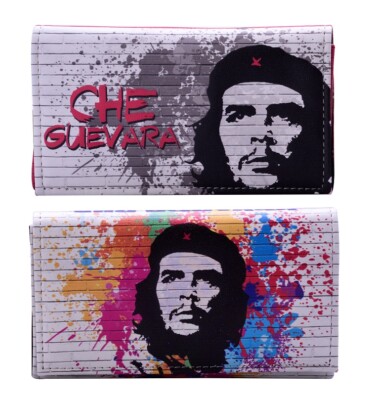 Tabak Beutel CHE Guevara Tasche Drehertasche Feinschnitt Kunst Leder Roll Filter