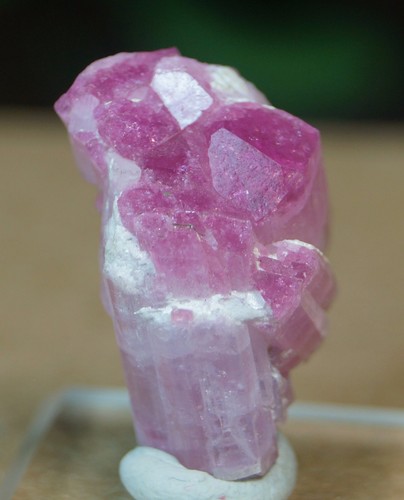 Manojo de Minerales de Turmalina Rosa Caliente Terminado Espécimen 43 quilates de Afgh - Imagen 1 de 9