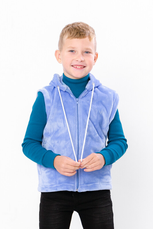 Vest (boys), Demi-season,  Nosi svoe 6402-034-4 (blakytnyj)
