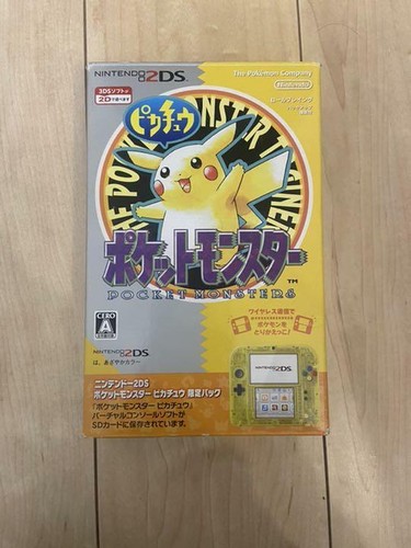 Nintendo 2ds Pokemon Pikachu Pokemon Center Store Limited With Box Used F S Ebay
