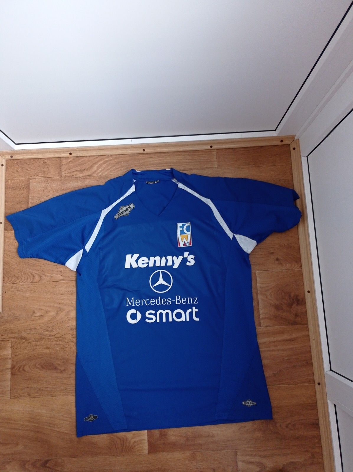 #19 FC WETTINGEN 93  SHIRT ADIDAS JERSEY SOCCER SIZE XL Match Worn Player Issue