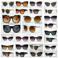VTG 50s/60s Style womens Cat Eye Sunglasses Retro Rockabilly Glasses Vintage UK