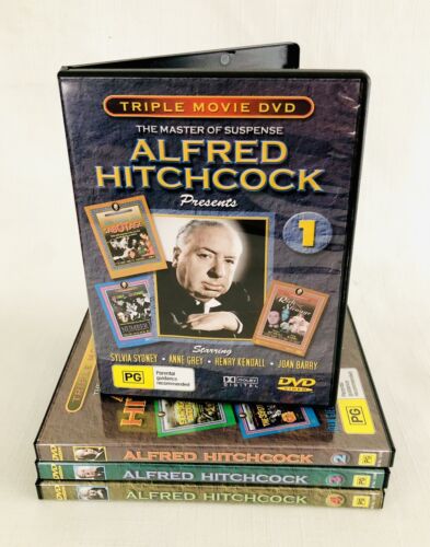 Alfred Hitchock Presents DVDs x 4 incl 10 Movies Total All Regions - Picture 4 of 6