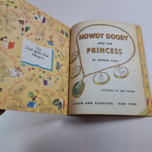 Vintage Little Golden Book Howdy Doody and the Princess c1952 "A" 1st Edition - Picture 7 of 12