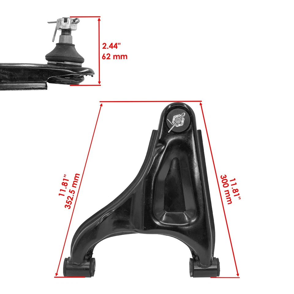 Нижний левый A-образный рычаг подвески SFront для Yamaha Timberwolf 250 YFB250 2WD 1992-98 - Изображение 2 из 4