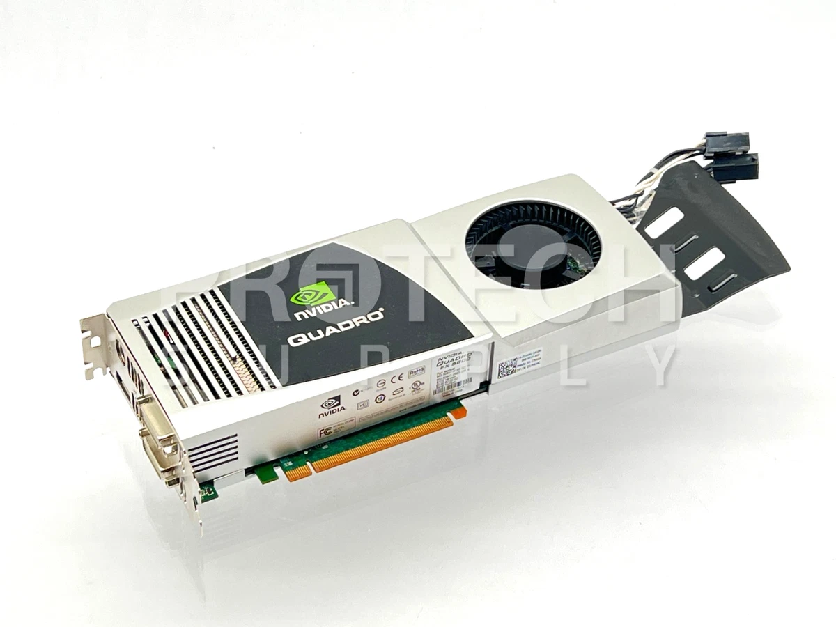 Carte Graphique Nvidia Quadro FX5500 PCI-E – 1Go DDR2 – Occasion (comparable à 7900GTX)