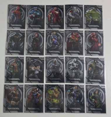 2026 Cardfun Marvel Rivals Eternal Glory Complete Base Set MR-A