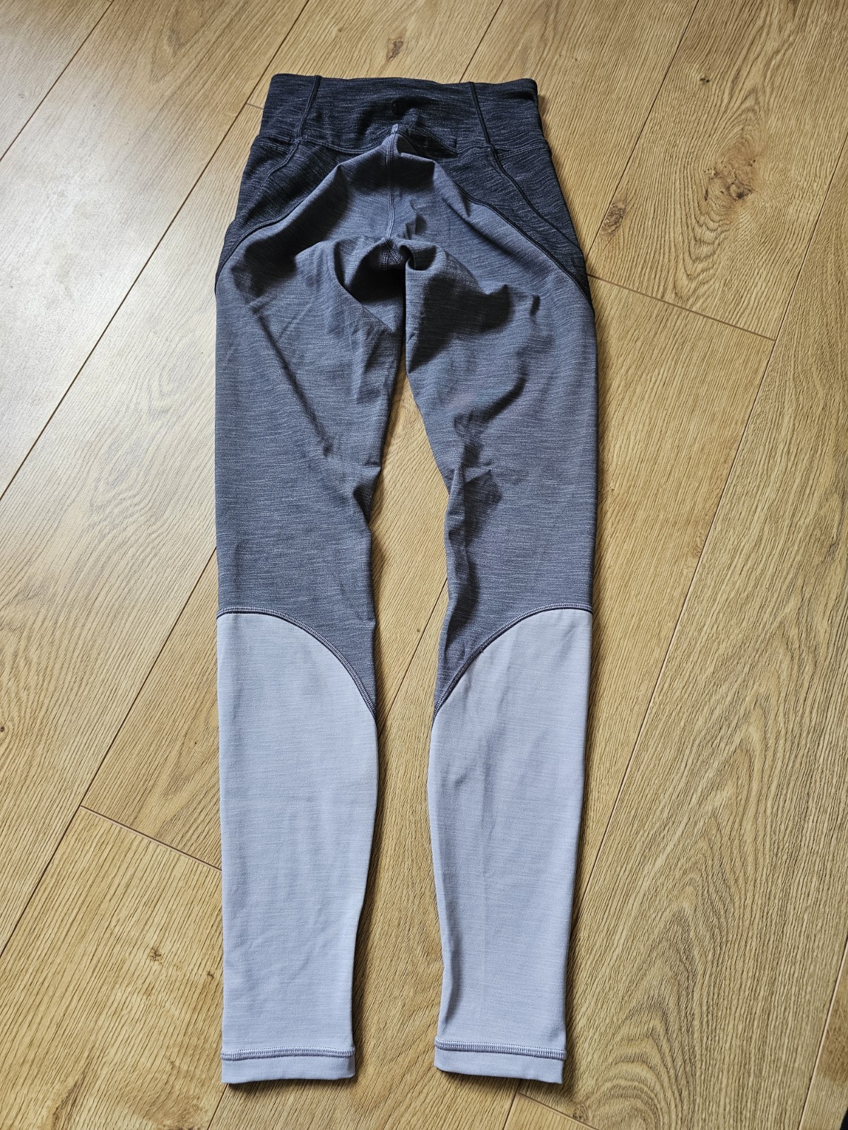 Lululemon Align High Rise Leggings Grey Heathered Panel Activewear US 4 UK 8 image 6