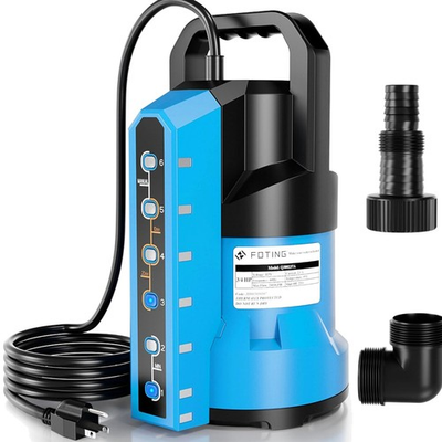 #ad Sump Pump 3 4HP Automatic Submersible Water Pump 2400GPH Thermoplastic Elect... $143.90