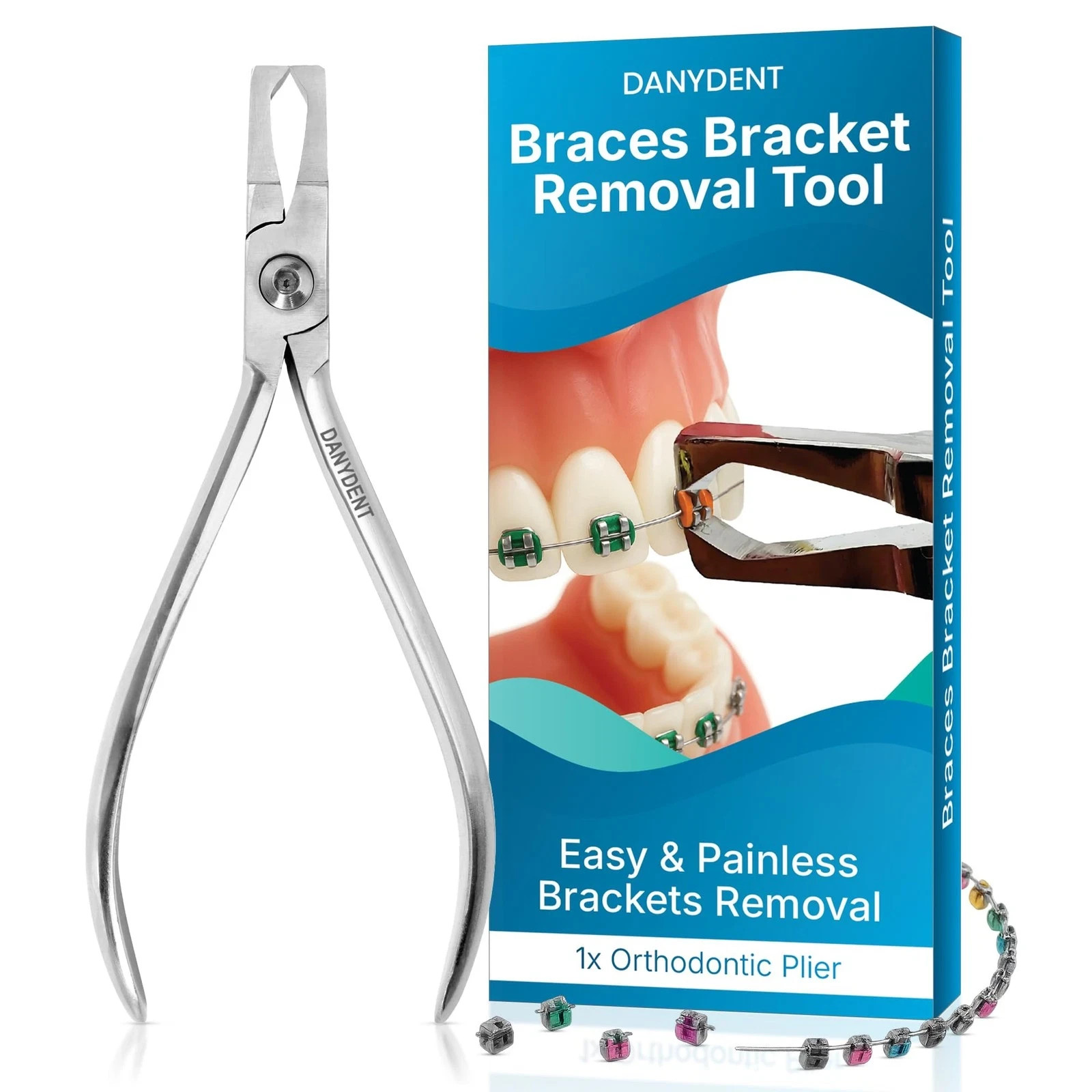 Bracket Removal Tool Kit - Stainless Steel Plier for Orthodontic Braces