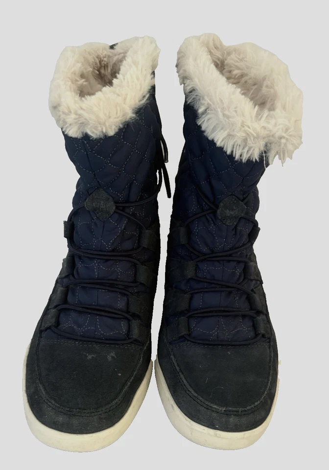 Botas acolchoadas femininas helly hansen Alexanderia com acabamento de pele quente tamanho 8 - Imagem 3 de 4