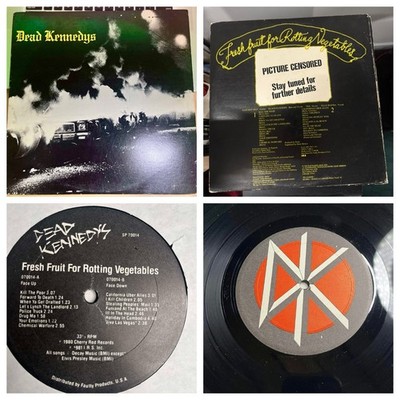 DEAD KENNEDYS Fresh Fruit For Rotting Vegetables LP 1981 US 1st