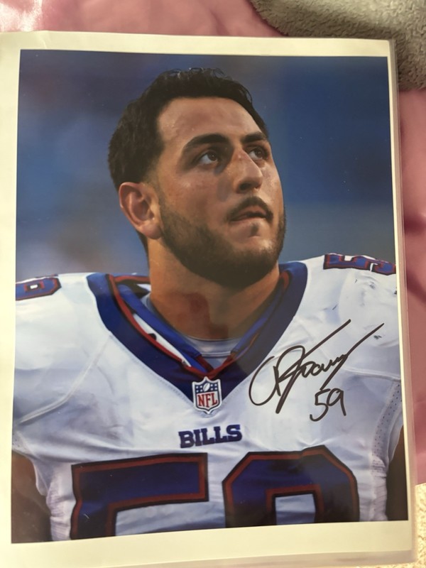 2 Autographed A. J. Tarpley Pictures 