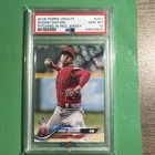 2018 Topps Update Series - Shohei Ohtani #US1 Pitching, Red Jersey (RC) PSA10