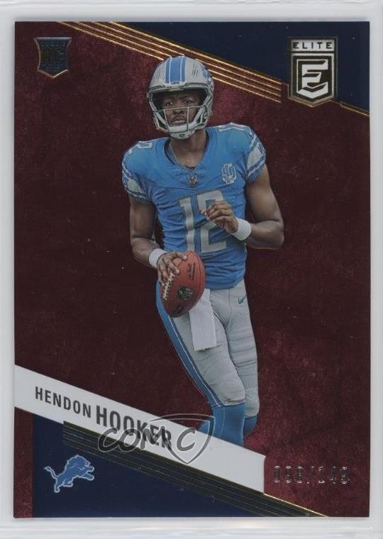2023 Panini Donruss Elite Rookies Maroon 98/149 Hendon Hooker #142 1e6a
