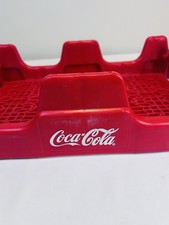 Coke Coca Cola Collectible Vintage Plastic Tray Crate Stackable 18x12 Red