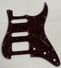 Brown Tortoise 4-Ply For Fender 11 Sctew Stratocaster Start HSS Guitar Pickguard