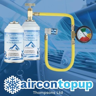 Car R134 AC Aircon Air Con Large 900g Top Up Recharge Refill Regas DIY Gas Kit