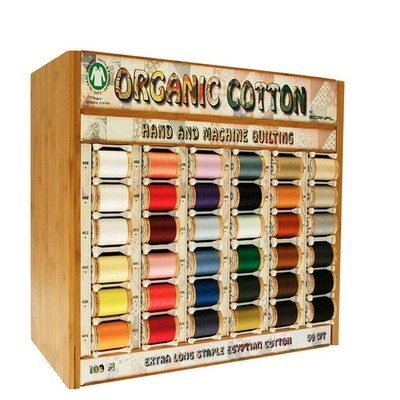 Scanfil 100% Bio Garn mehrfarbig erhältlich 100m Holzspule ab 3,63£