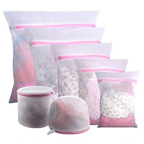 Gogooda 7PCS Mesh Laundry Bags, Reuse Durable Washing  Assorted sizes 
