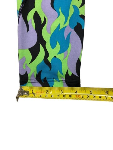 Zumba Wear High Waisted Leggings and Dance All Day Bra Set Camo Flame Multicolor - Picture 3 of 11