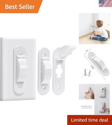 Durable Child-Proof Wall Switch Cover Guard (2-Pack) | Easy Installation