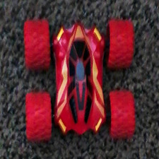 Remote Control Stunt All-Terrain Toy Car, Large Tires, Red/Black/Yellow