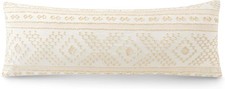 Body Pillow Cover, Boho Cutwork Decorative Body Pillowcase, Ultra Soft