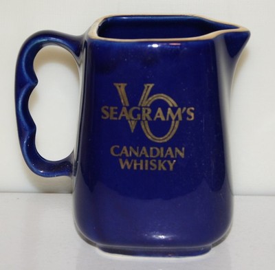 älterer SEAGRAM ´s VO CANADIAN WHISKY 13 cm H Whiskykrug Jug Pitcher K152