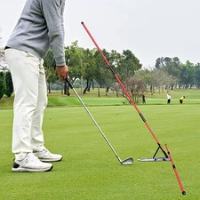 Golf Alignment Stick Holder Golf Swing Trainer Gift Men Women Improve Swing