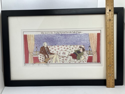 Annie Tempest 522/1000 Art Print Signed Dated & Framed & Matted 16 1/2 X 10 1/2 - Picture 3 of 4