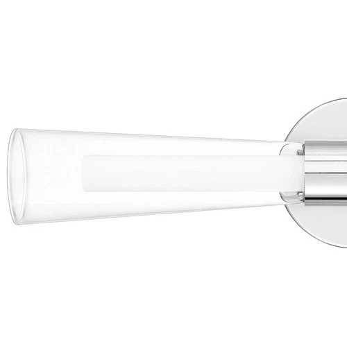 Quoizel Amara 22" Wide Polished Chrome LED Bath Light - Picture 3 of 6