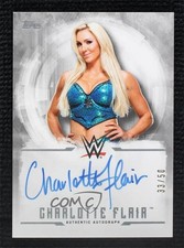 2017 Topps WWE Undisputed Auto Silver 33/50 Charlotte Flair #UA-CF Auto 08j3